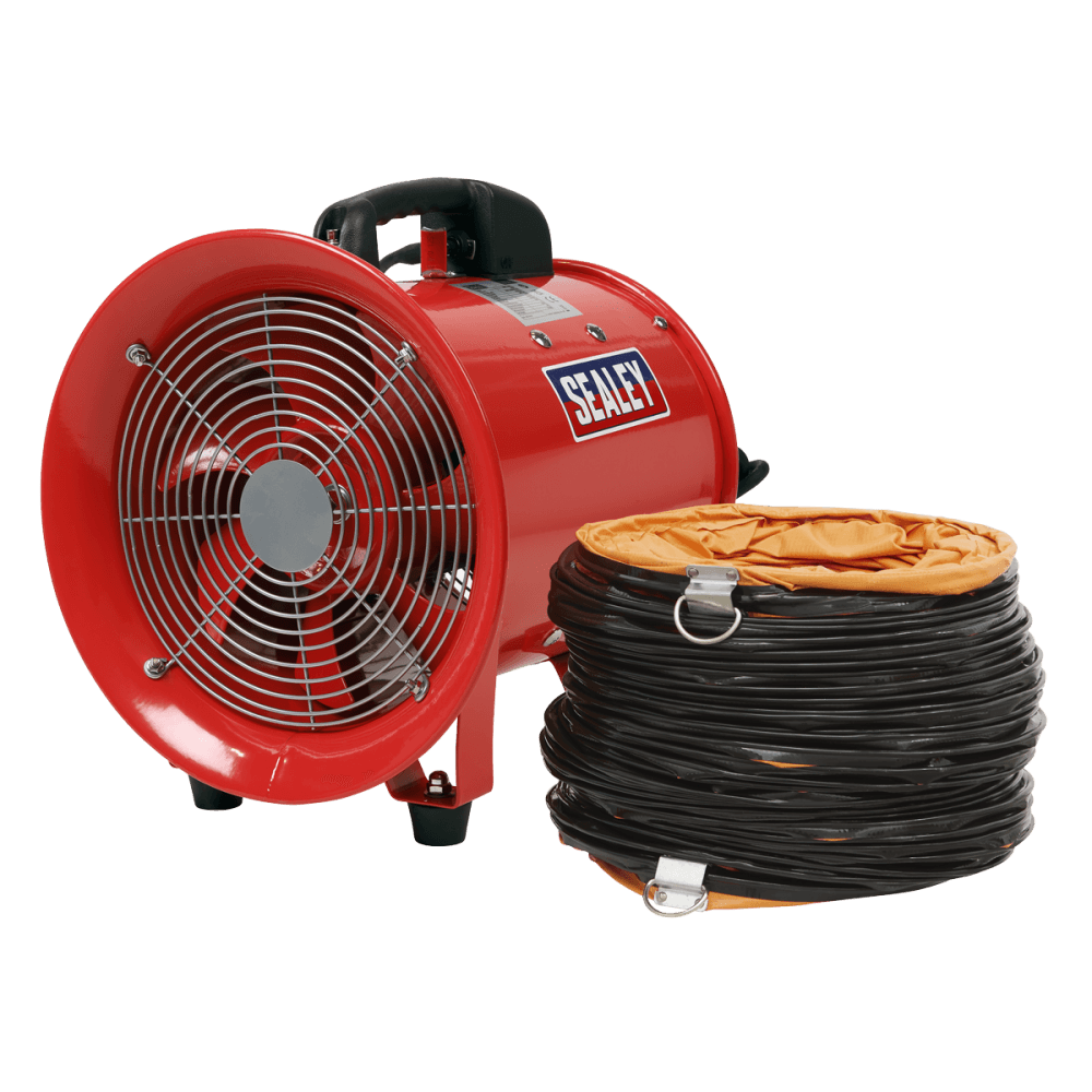 Sealey Portable Ventilator 250mm with 5mtr Ducting Model No-VEN250