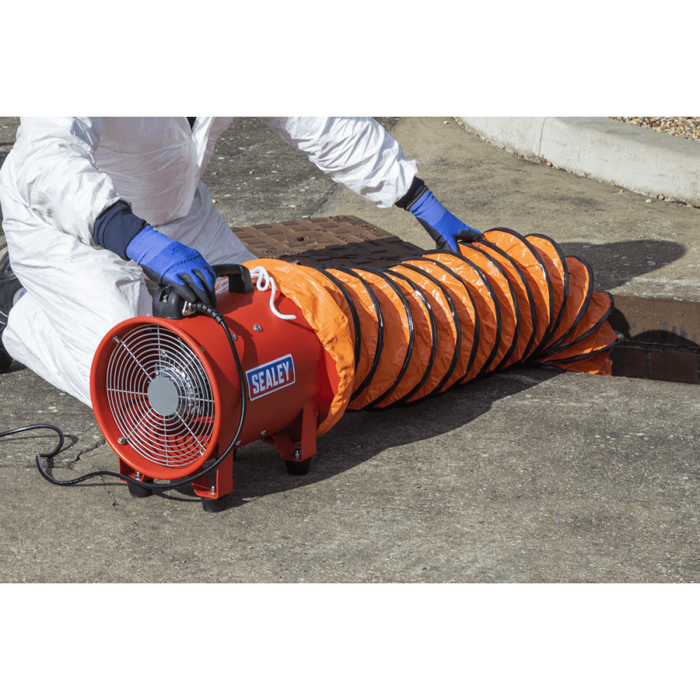 Sealey Portable Ventilator 250mm with 5mtr Ducting Model No-VEN250