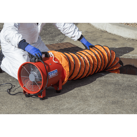 Sealey Portable Ventilator 250mm with 5mtr Ducting Model No-VEN250