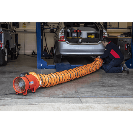 Sealey Portable Ventilator 250mm with 5mtr Ducting Model No-VEN250