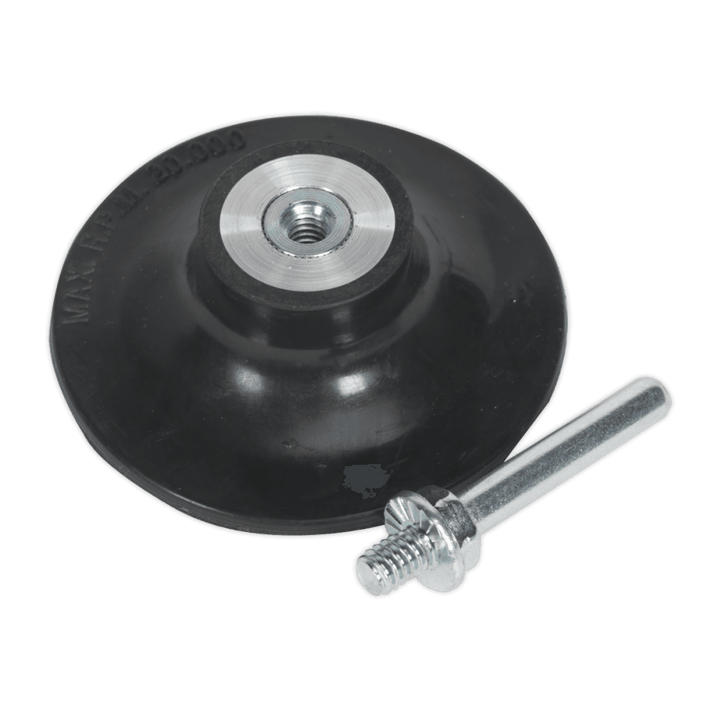Sealey Quick Change Backing Pad 75mm 1/4"UNC Model No-PTCQCBP75