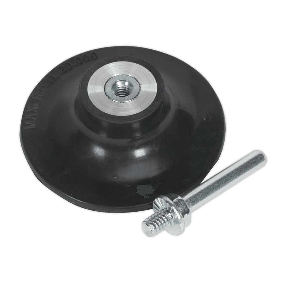 Sealey Quick Change Backing Pad 75mm 1/4"UNC Model No-PTCQCBP75