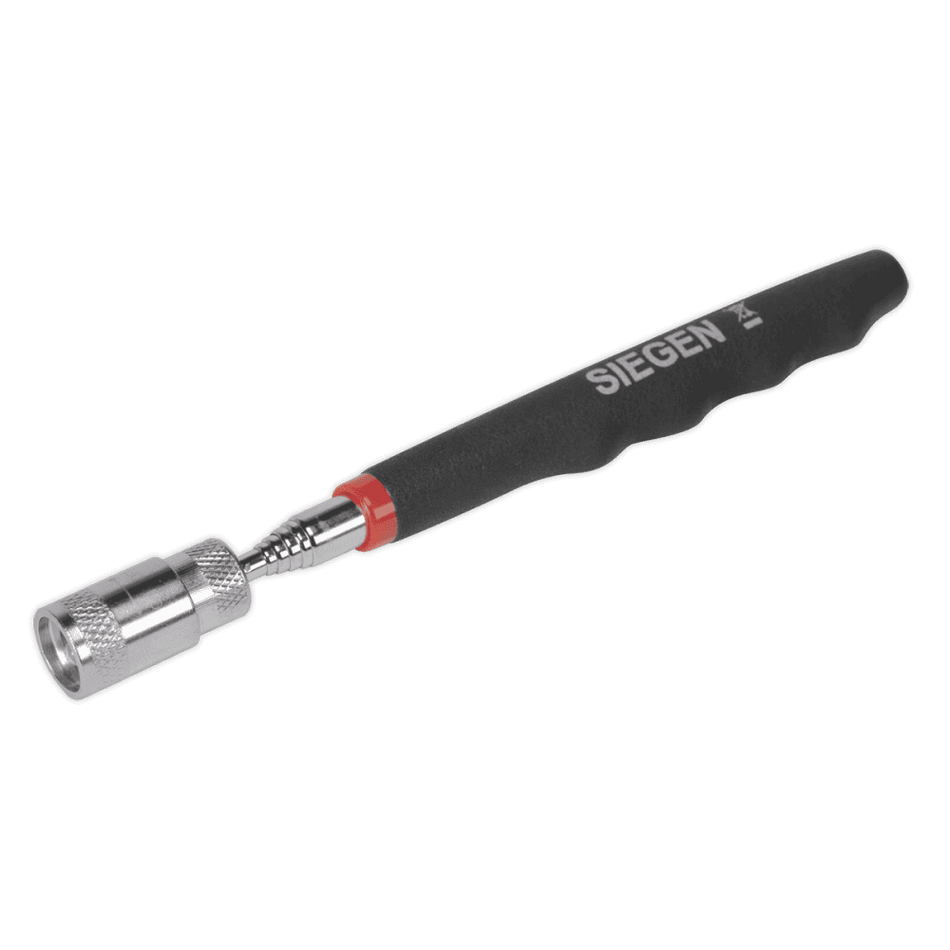 Sealey Heavy-Duty Magnetic Pick-Up Tool with LED 3.6kg Capacity Model No-S0903