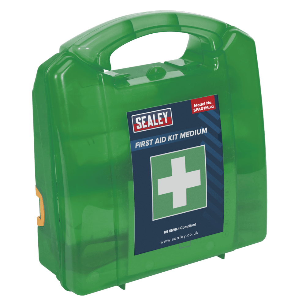 Sealey First Aid Kit Medium - BS 8599-1 Compliant Model No-SFA01M