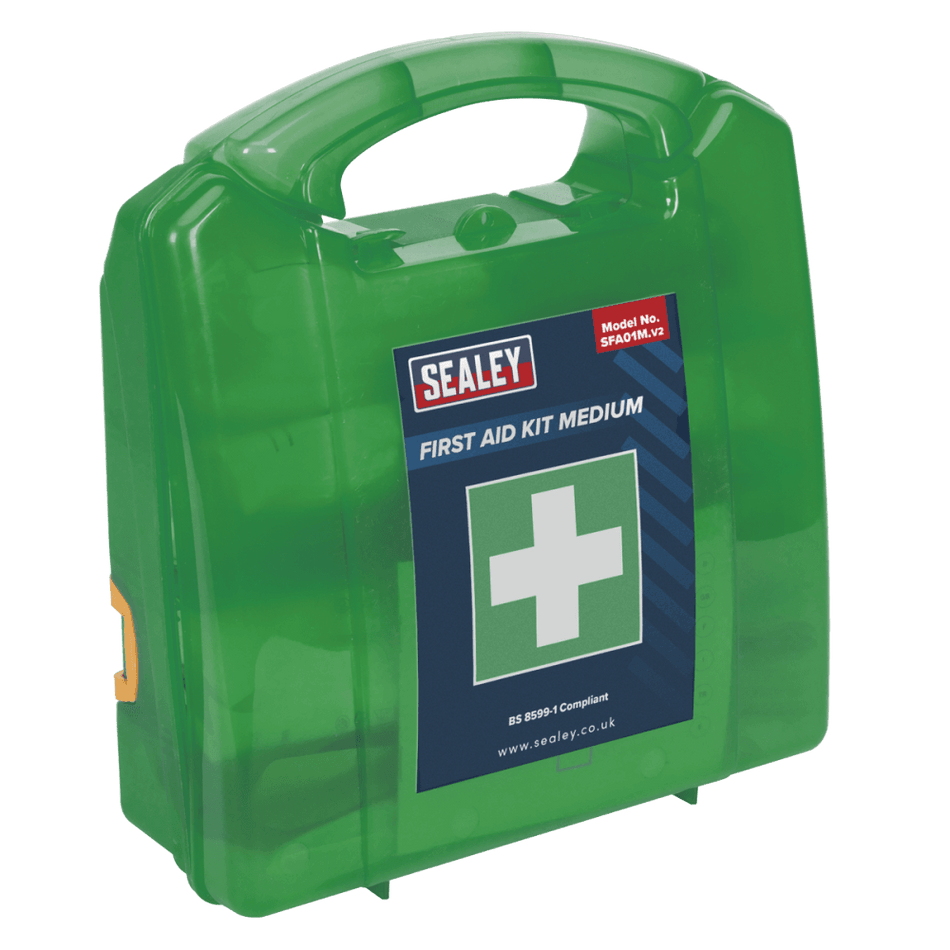 Sealey First Aid Kit Medium - BS 8599-1 Compliant Model No-SFA01M