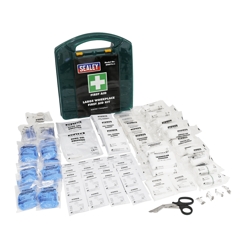Sealey First Aid Kit Large - BS 8599-1 Compliant Model No-SFA01L