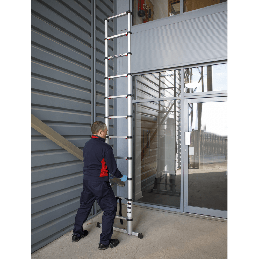 Sealey Aluminium Telescopic Ladder 11-Tread Model No-ATL11