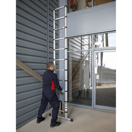 Sealey Aluminium Telescopic Ladder 11-Tread Model No-ATL11