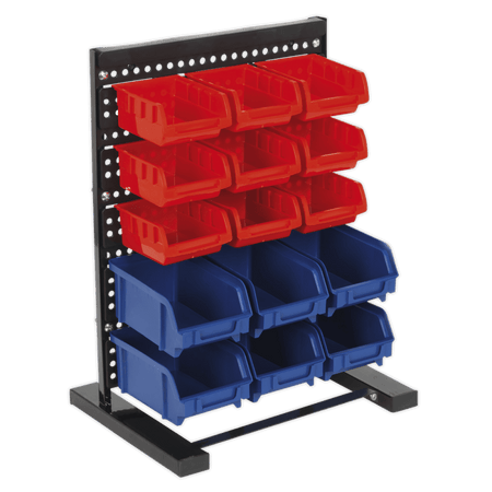 Sealey Bin Storage System Bench Mounting 15 Bins Model No-TPS1569