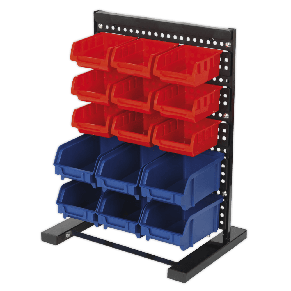 Sealey Bin Storage System Bench Mounting 15 Bins Model No-TPS1569