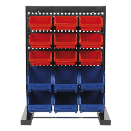 Sealey Bin Storage System Bench Mounting 15 Bins Model No-TPS1569