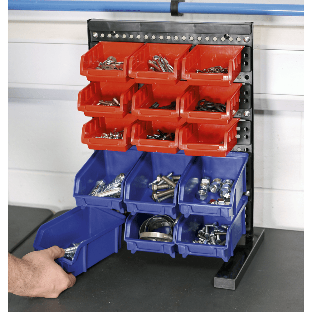 Sealey Bin Storage System Bench Mounting 15 Bins Model No-TPS1569