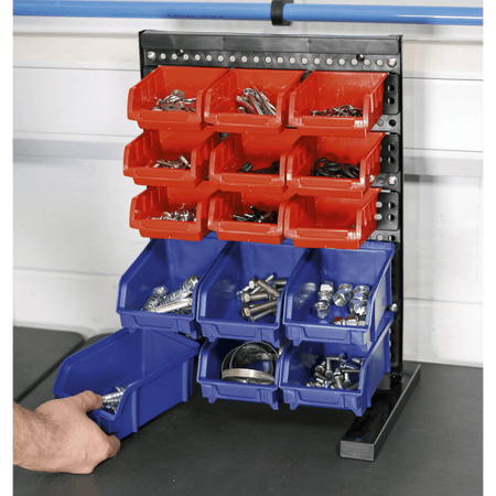 Sealey Bin Storage System Bench Mounting 15 Bins Model No-TPS1569
