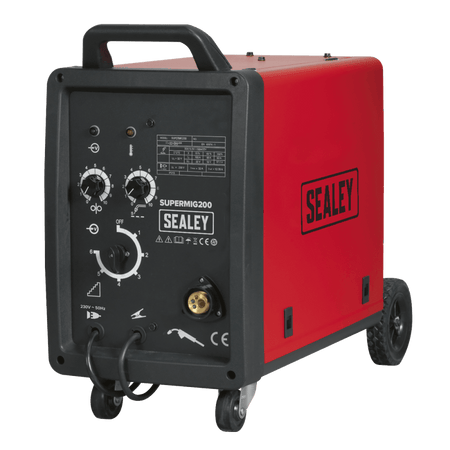 Sealey Professional MIG Welder 200Amp 230V with Binzel Euro Torch Model No-SUPERMIG200