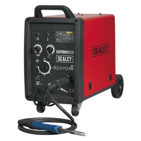 Sealey Professional MIG Welder 230Amp 230V with Binzel Euro Torch Model No-SUPERMIG230