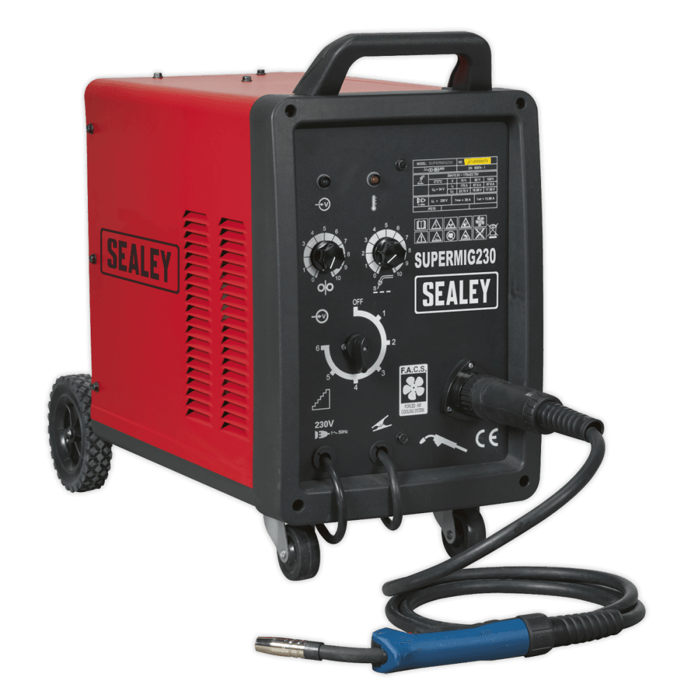 Sealey Professional MIG Welder 230Amp 230V with Binzel Euro Torch Model No-SUPERMIG230