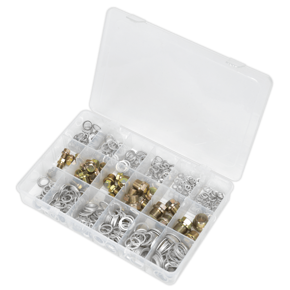 Sealey Sump Plug & Washer Assortment 534pc Model No-VS663