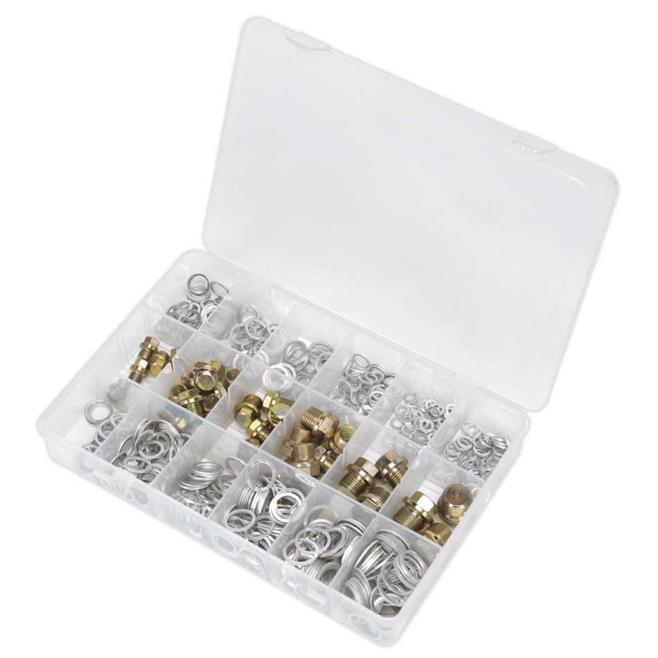 Sealey Sump Plug & Washer Assortment 534pc Model No-VS663