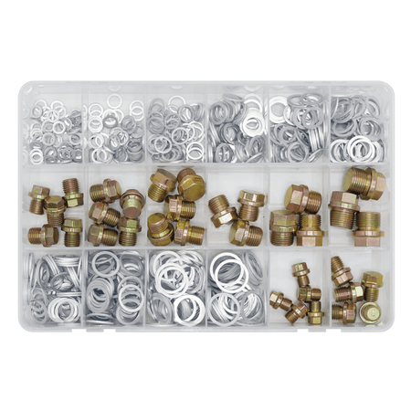 Sealey Sump Plug & Washer Assortment 534pc Model No-VS663