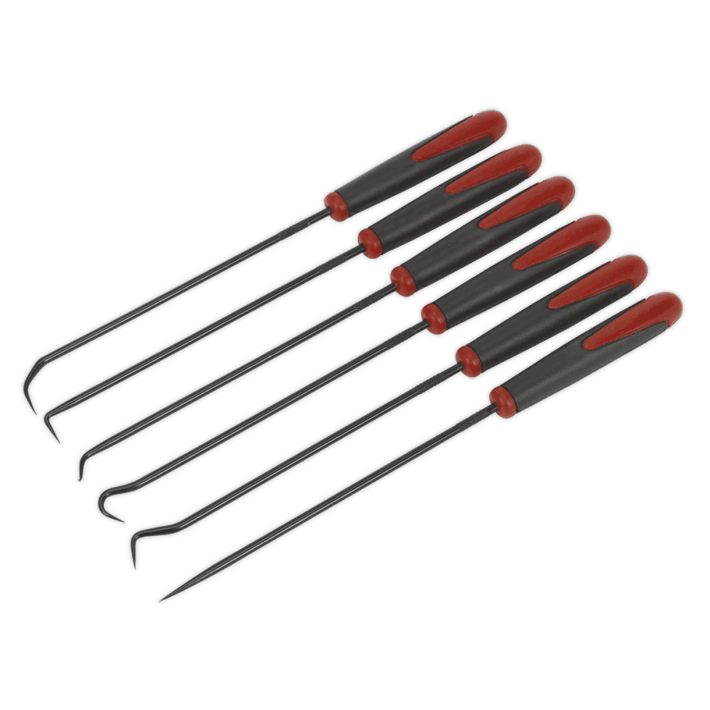 Sealey Pick & Hook Set 6pc Extra-Long Model No-AK5215