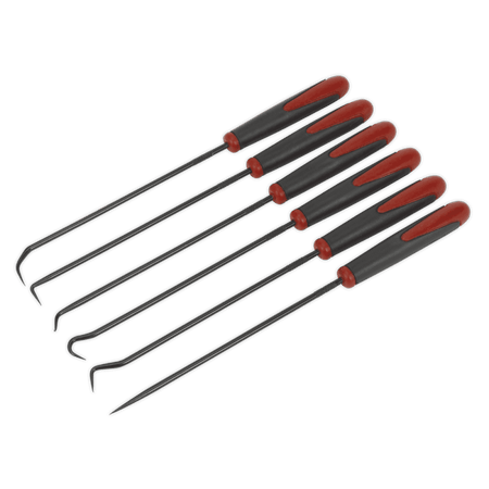 Sealey Pick & Hook Set 6pc Extra-Long Model No-AK5215