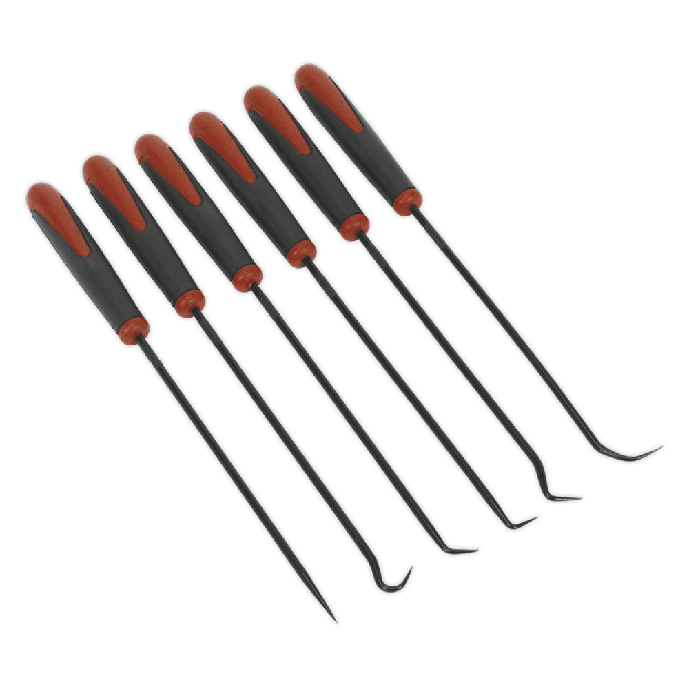 Sealey Pick & Hook Set 6pc Extra-Long Model No-AK5215