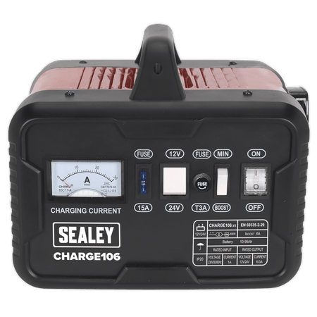 Sealey Battery Charger 8Amp 12/24V 230V Model No-CHARGE106