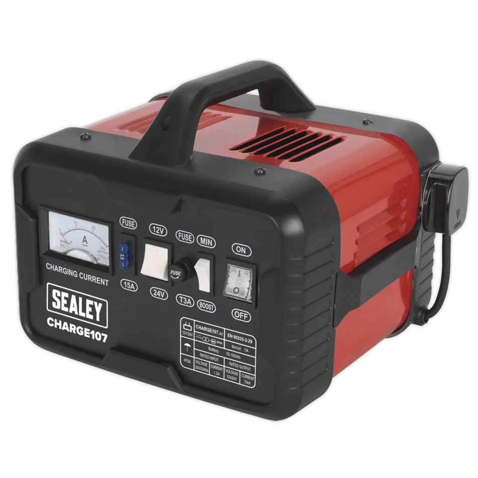 Sealey Battery Charger 11Amp 12/24V 230V Model No-CHARGE107