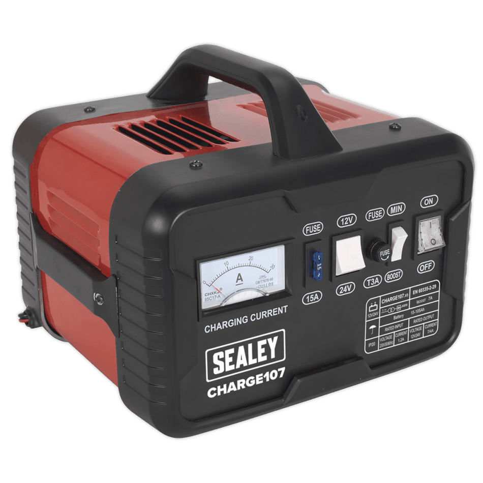Sealey Battery Charger 11Amp 12/24V 230V Model No-CHARGE107