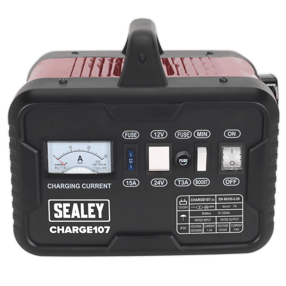 Sealey Battery Charger 11Amp 12/24V 230V Model No-CHARGE107