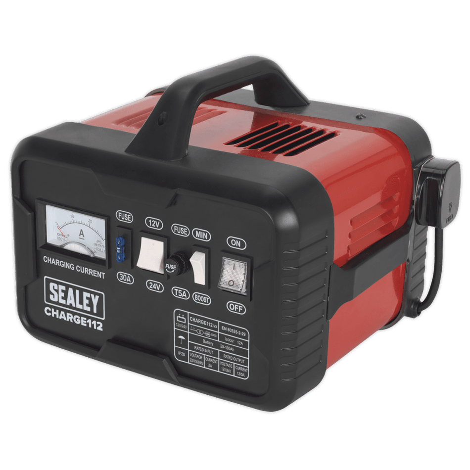 Sealey Battery Charger 16Amp 12/24V 230V Model No-CHARGE112