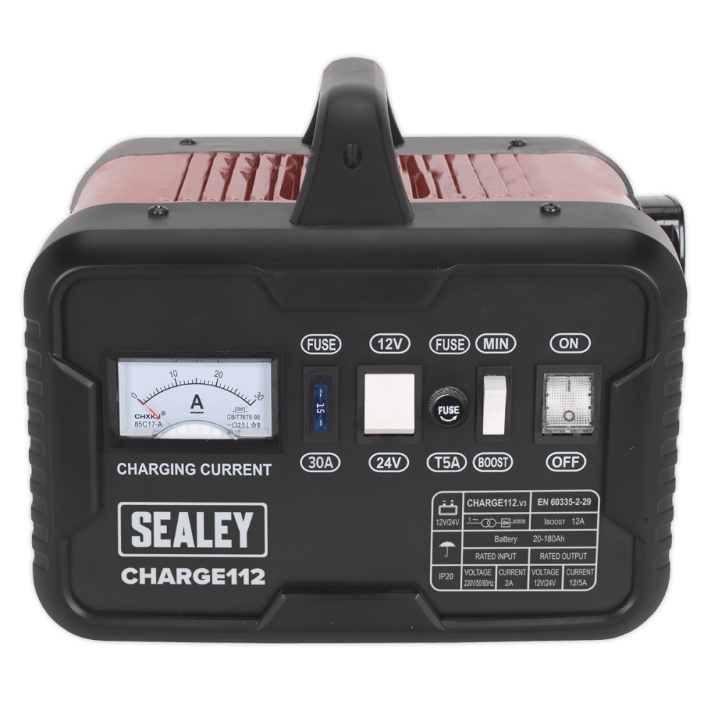 Sealey Battery Charger 16Amp 12/24V 230V Model No-CHARGE112