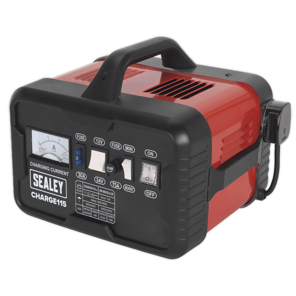 Sealey Battery Charger 19Amp 12/24V 230V Model No-CHARGE115