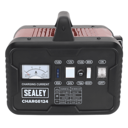 Sealey Battery Charger 28Amp 12/24V 230V Model No-CHARGE124