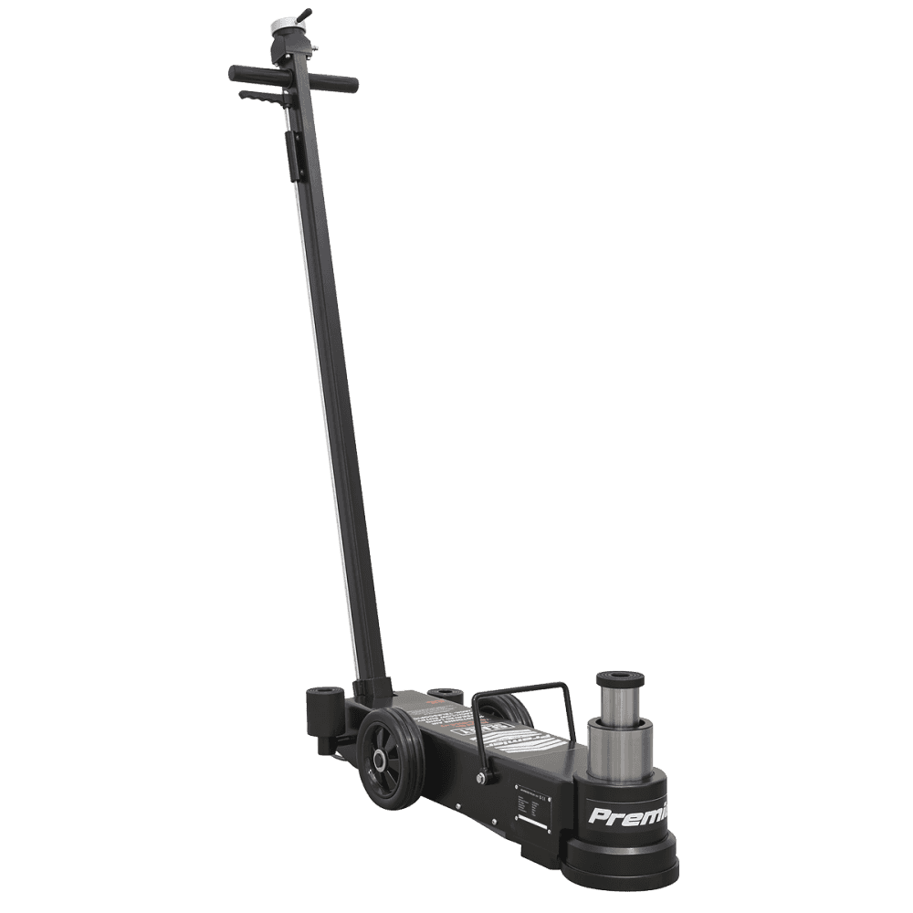 Sealey Air Operated Jack 30tonne Telescopic - Long Reach Low Entry Model No-YAJ15-30LE