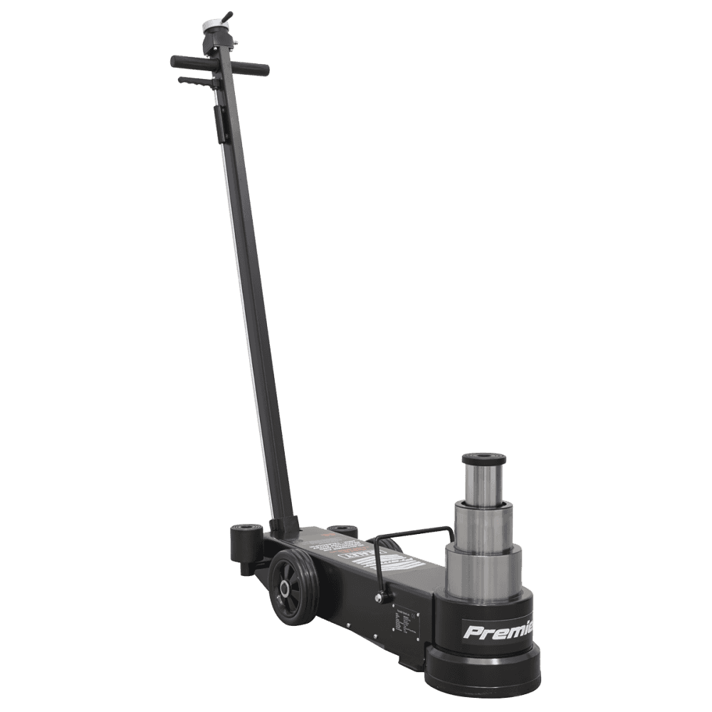 Sealey Air Operated Jack 60tonne Telescopic - Long Reach Low Entry Model No-YAJ20-60LR