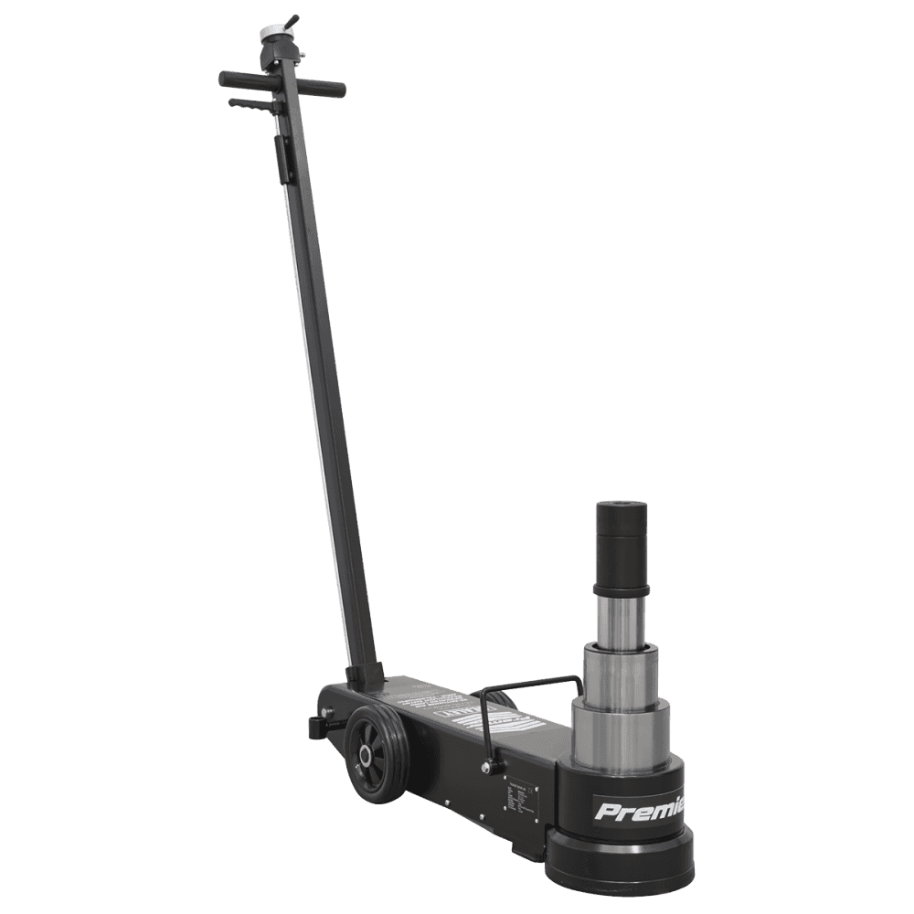 Sealey Air Operated Jack 60tonne Telescopic - Long Reach Low Entry Model No-YAJ20-60LR