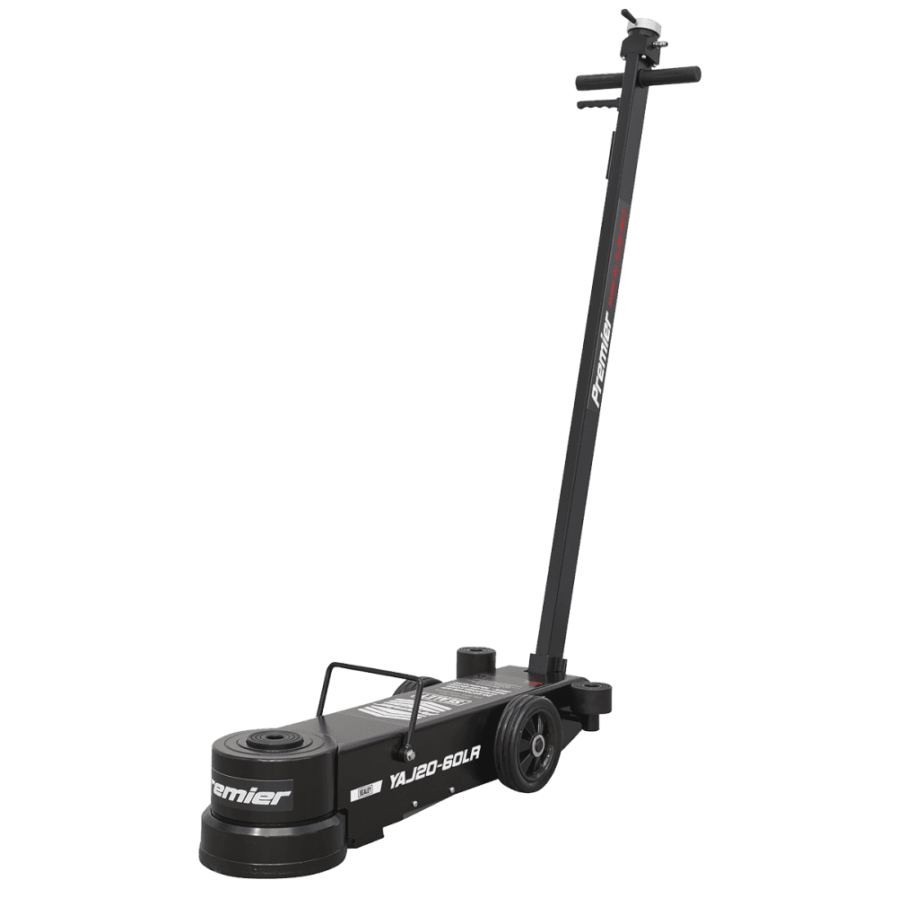 Sealey Air Operated Jack 60tonne Telescopic - Long Reach Low Entry Model No-YAJ20-60LR