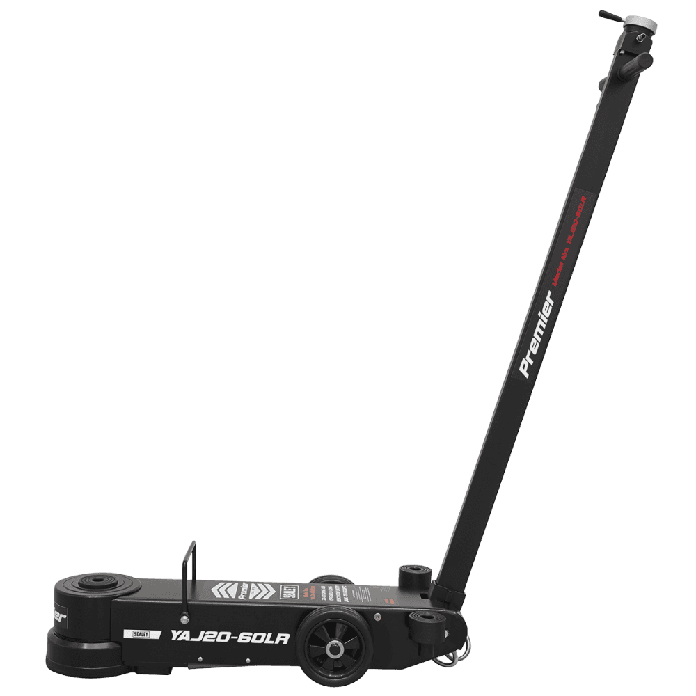 Sealey Air Operated Jack 60tonne Telescopic - Long Reach Low Entry Model No-YAJ20-60LR