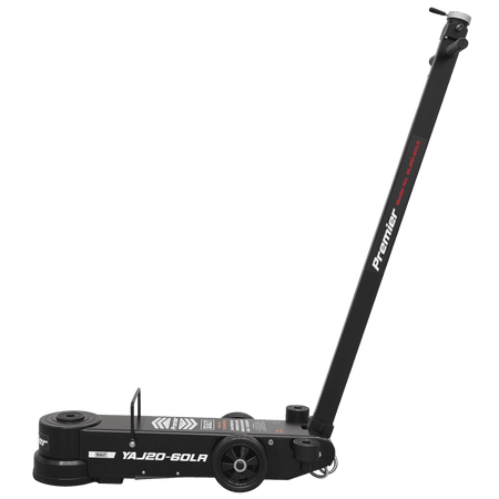 Sealey Air Operated Jack 60tonne Telescopic - Long Reach Low Entry Model No-YAJ20-60LR