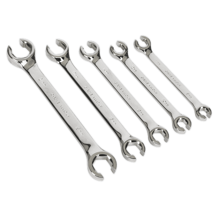 Sealey Flare Nut Spanner Set 5pc Metric Model No-AK2651