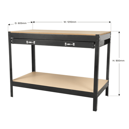 Sealey Workbench 1.2mtr with Drawer Model No-AP12160