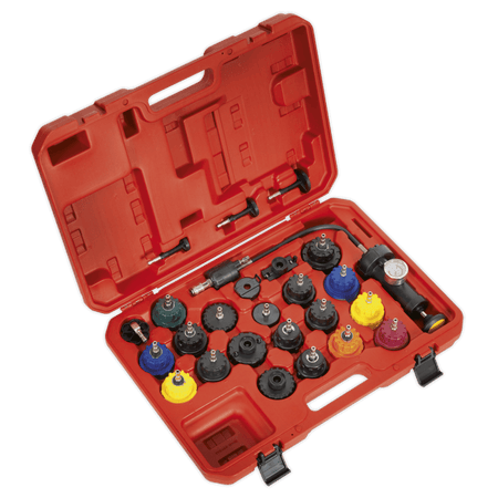 Sealey Cooling System Pressure Test Kit 25pc Model No-VS0011