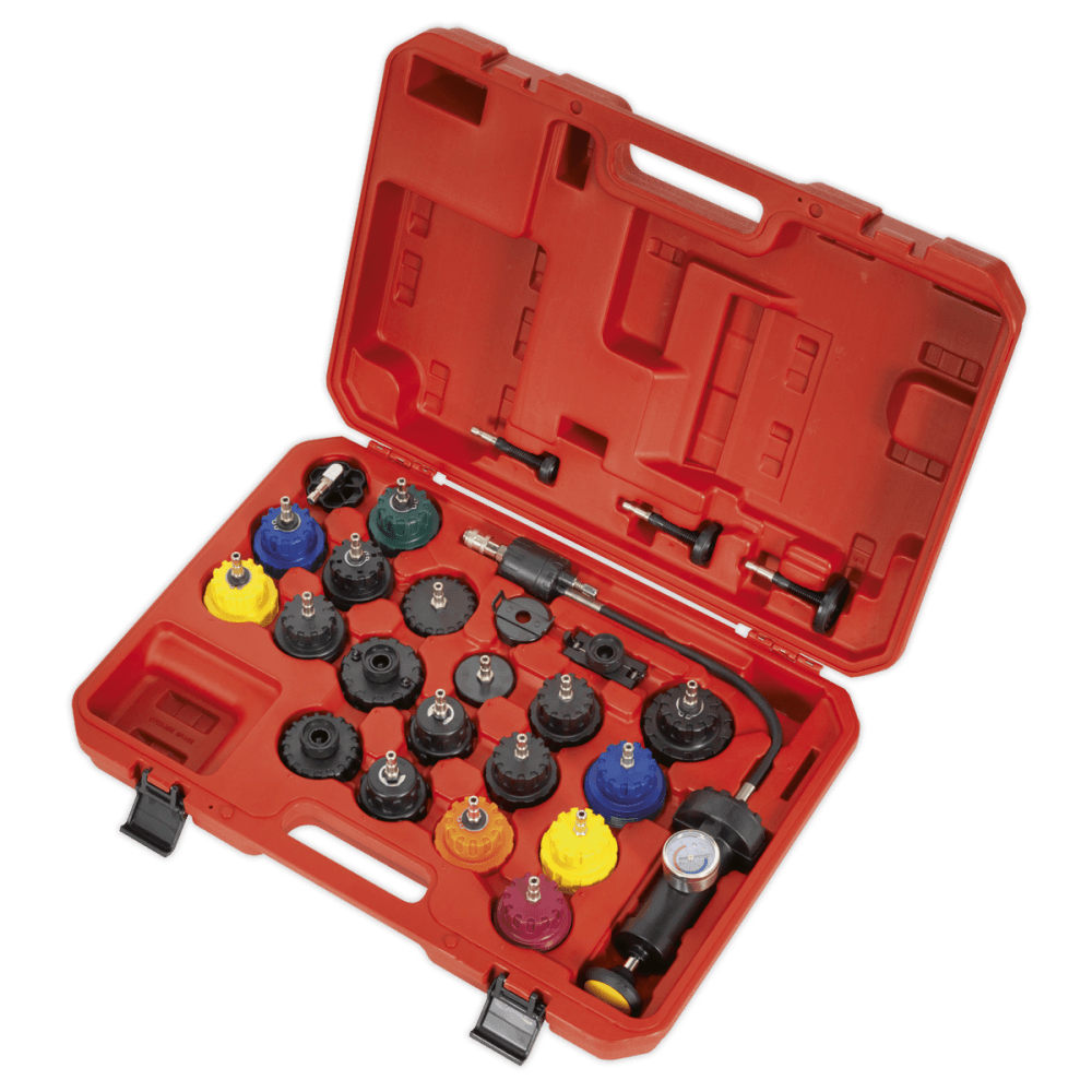 Sealey Cooling System Pressure Test Kit 25pc Model No-VS0011
