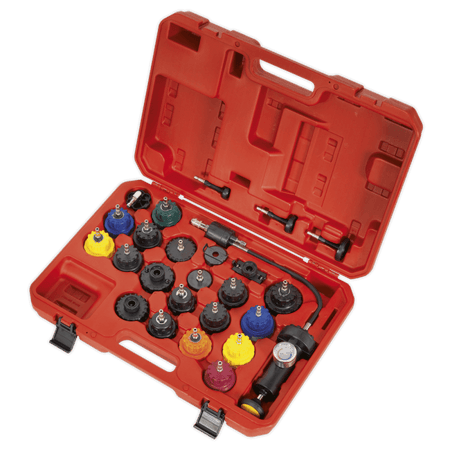 Sealey Cooling System Pressure Test Kit 25pc Model No-VS0011