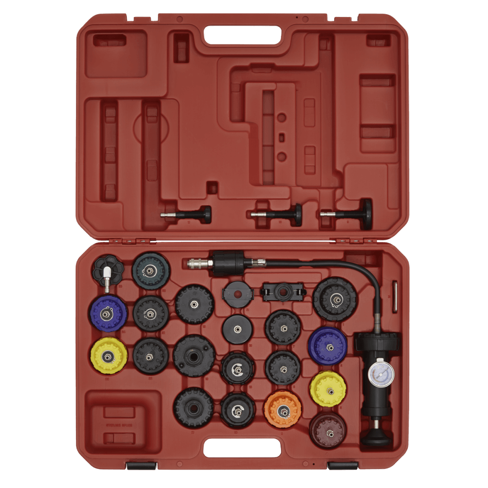 Sealey Cooling System Pressure Test Kit 25pc Model No-VS0011