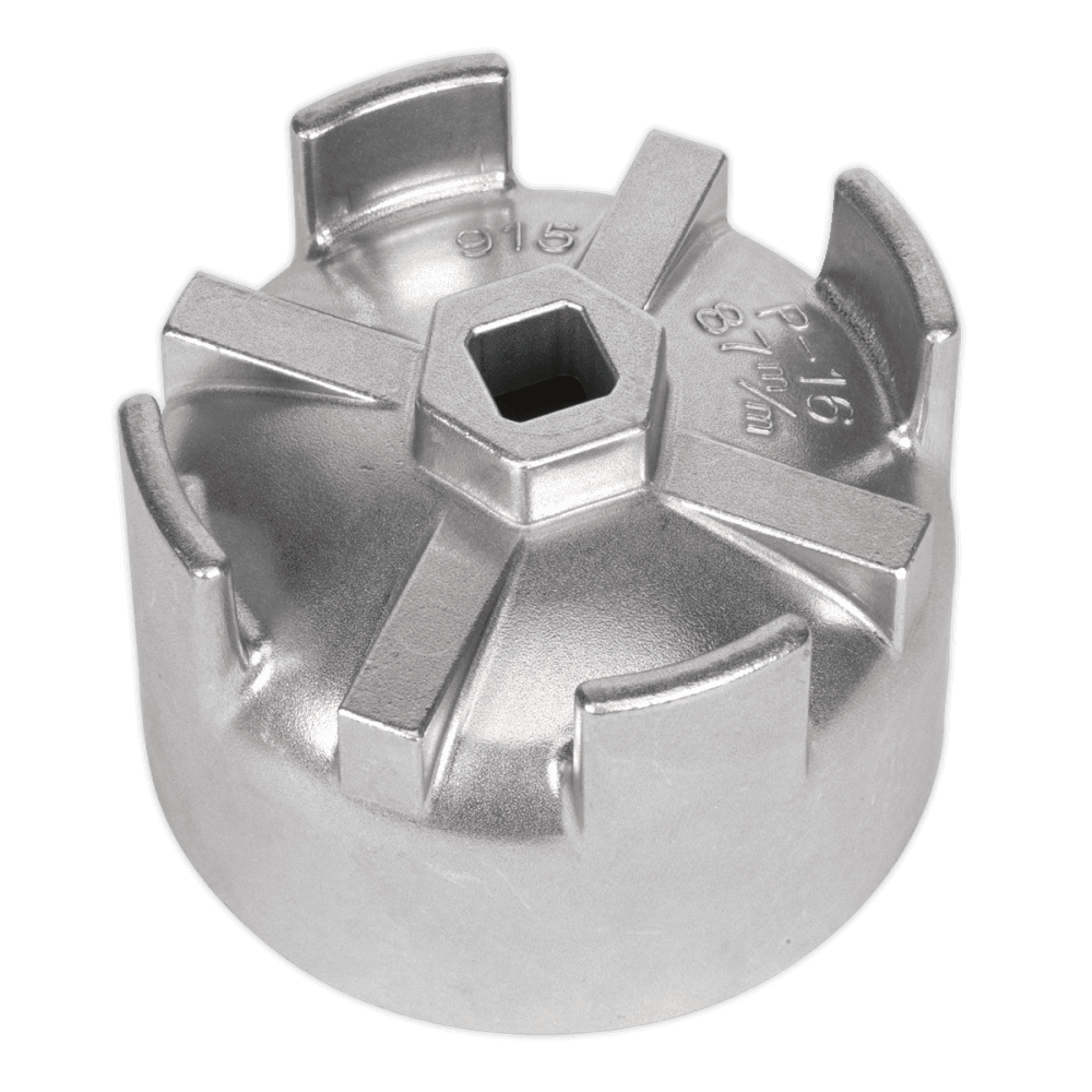 Sealey Oil Filter Cap Wrench 87mm x 14 Flutes - Volvo Model No-VS7114