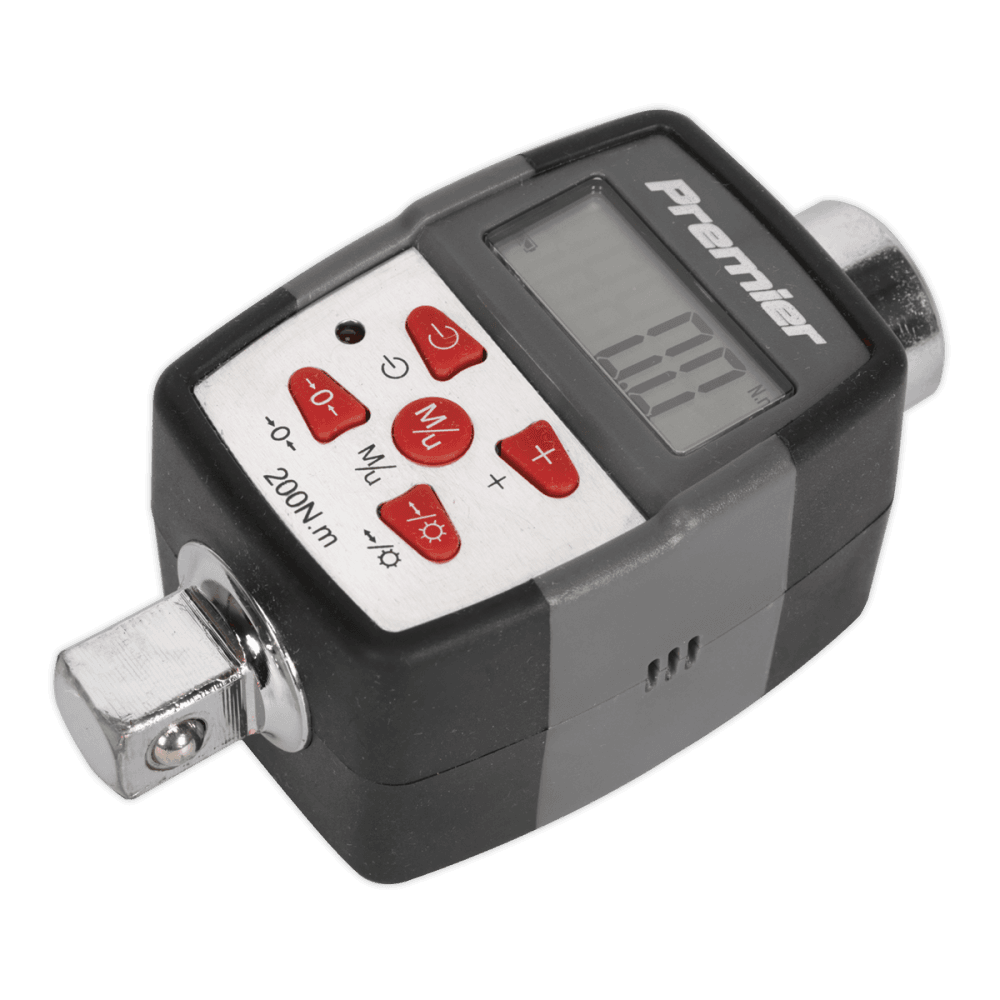 Sealey Torque Adaptor with Angle Function Digital 1/2"Sq Drive 20-200Nm Model No-STW291
