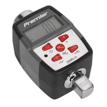Sealey Torque Adaptor with Angle Function Digital 1/2"Sq Drive 20-200Nm Model No-STW291