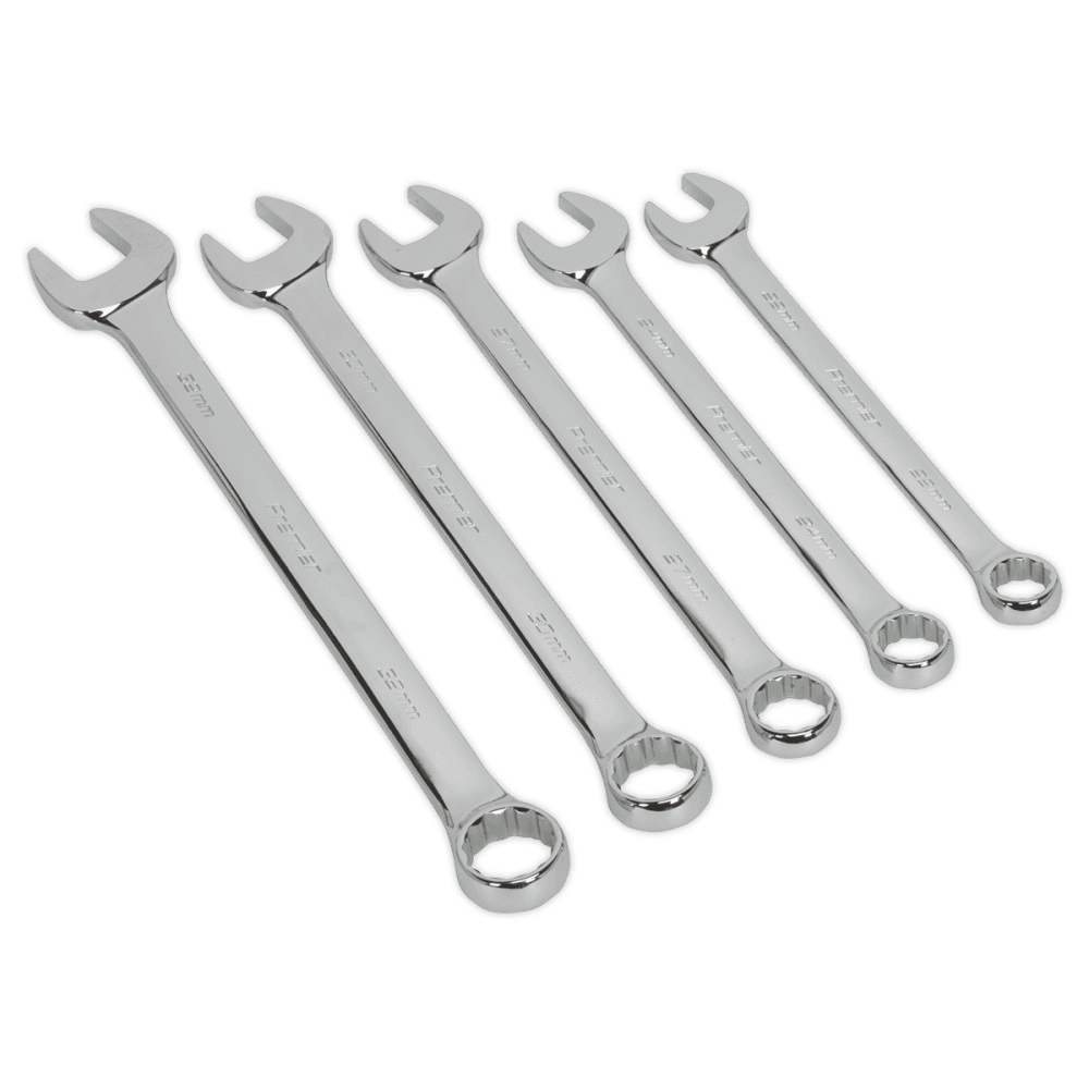 Sealey Combination Spanner Set 5pc Jumbo Metric Model No-AK6329